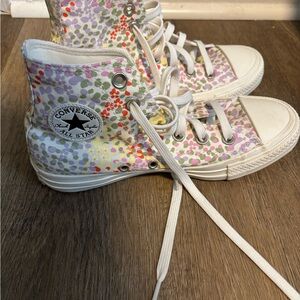 Converse High-Top Sneakers - White and Multicolor